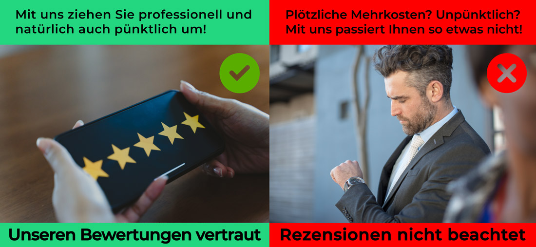 Vertrauen Sie den Bewertungen von Müller Profiumzüge